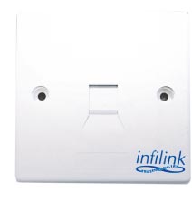 FACE PLATED INFILINK SINGEL ,Network Accessories