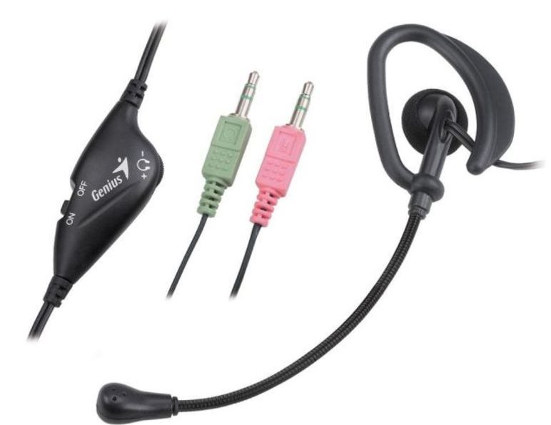HEADSET GENIUS HS-105 VOIP ,Headphones & Mics