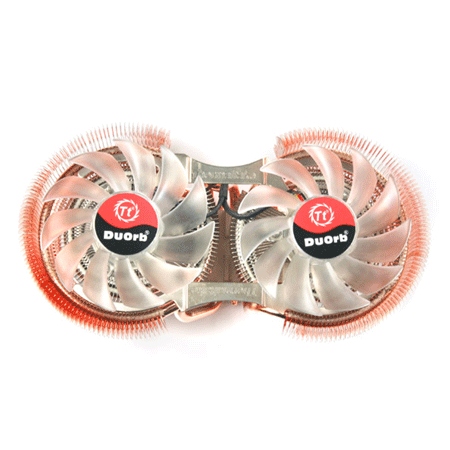 FAN FOR CPU INTEL OR AMD THERMALTAKE CL-P0464 DUORB, Fan Cooler