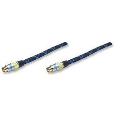 CABLE S-VIDEO MALE TO MALE 4PIN MANHATTAN 4.5M 361354 BLUE, Cable