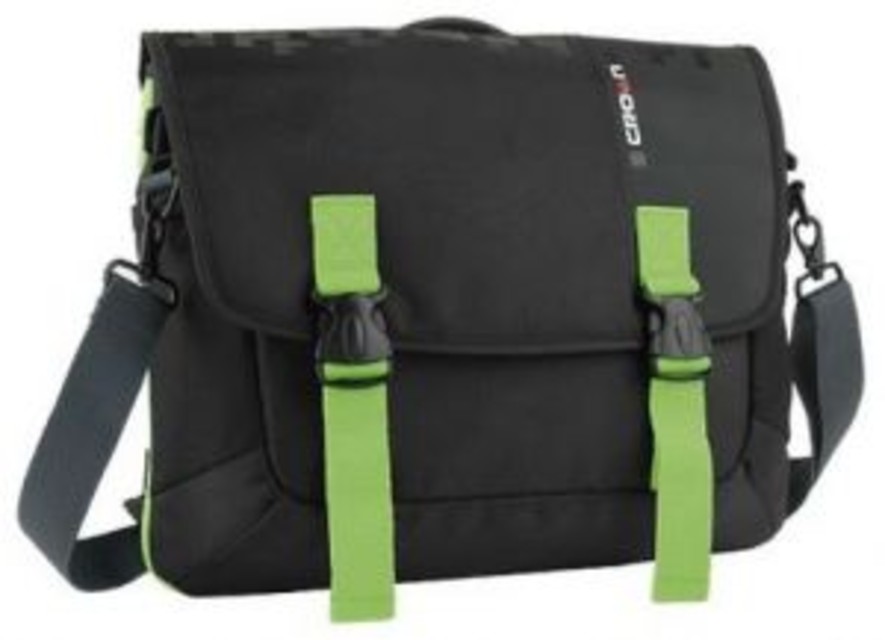 NOTEBOOK BAG 15.6 CROWN HARMONY CCH3315BG BLACK GREEN ,Laptop Bag