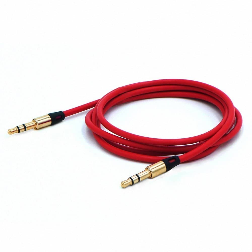 AUX CABLE STEREO EARPHONES FOR MOBILE & MP3 قماش ,Cable