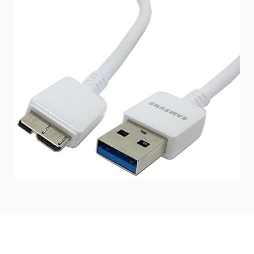 CABLE MICRO USB 3.0 FOR GALAXY NOTE3 AND EXTERNAL HARD DRIVES - WHITE ,Other Smartphone Acc