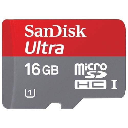 RAM 16GB MICRO SD FLASH CARD SANDISK 80MB CLASS 10 ,Flash Card
