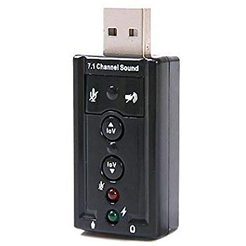 SOUND ADAPTER USB VIRTUAL 7.1 CHANNEL كرت صوت خارجي ,Video & Sound Card