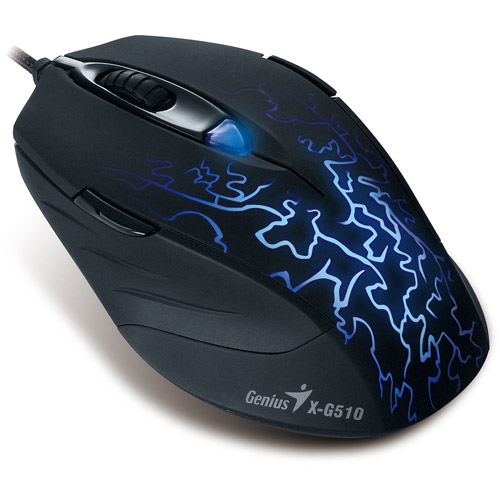 MOUSE GENIUS GAMING X-G510 TO 21 MACRO KEYS LIGHTENING SYSTEM UP TO 2000 DPI ,Mouse
