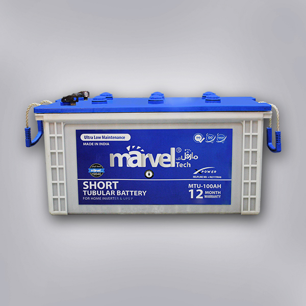 BATTERY MARVEL TUBULAR  MTU100 AH 12V/100 AHسائله هنديه انبوبيه ,Batteries