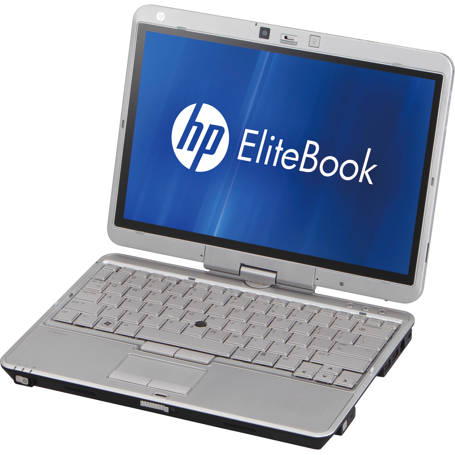 NOTEBOOK HP ELITEBOOK 2760P I5 2520M 2.5GHz 3M 2G 250 VGA INTEL HD 3000 LED 12.1 / 360  ALUMINIUM SILVER مستعمل بطاريه ساعتين بدون سواقه  مع قلم ,Used Laptops