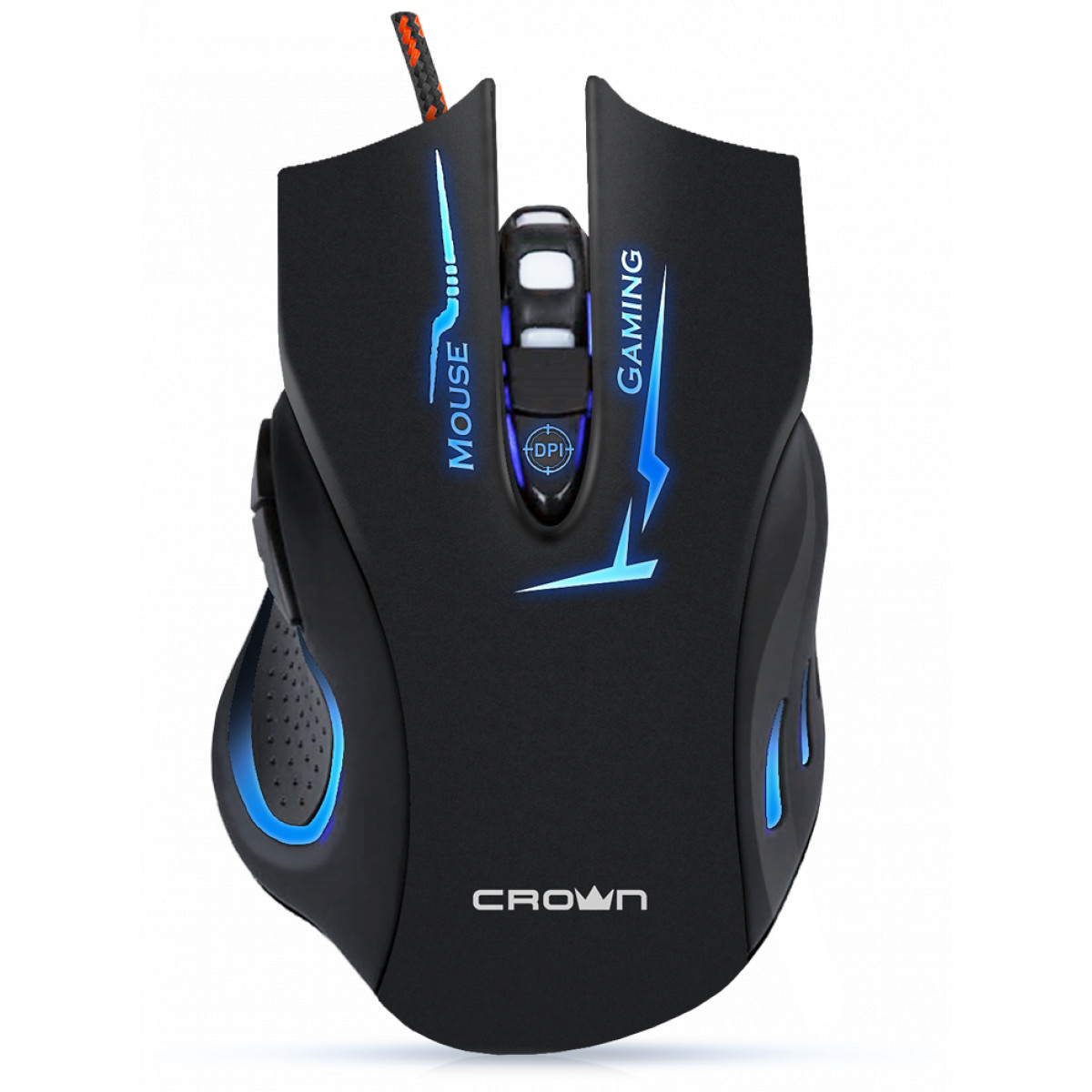 MOUSE CROWN GAMING CMXG-615 GALAXY USB 2400DPI ,Mouse