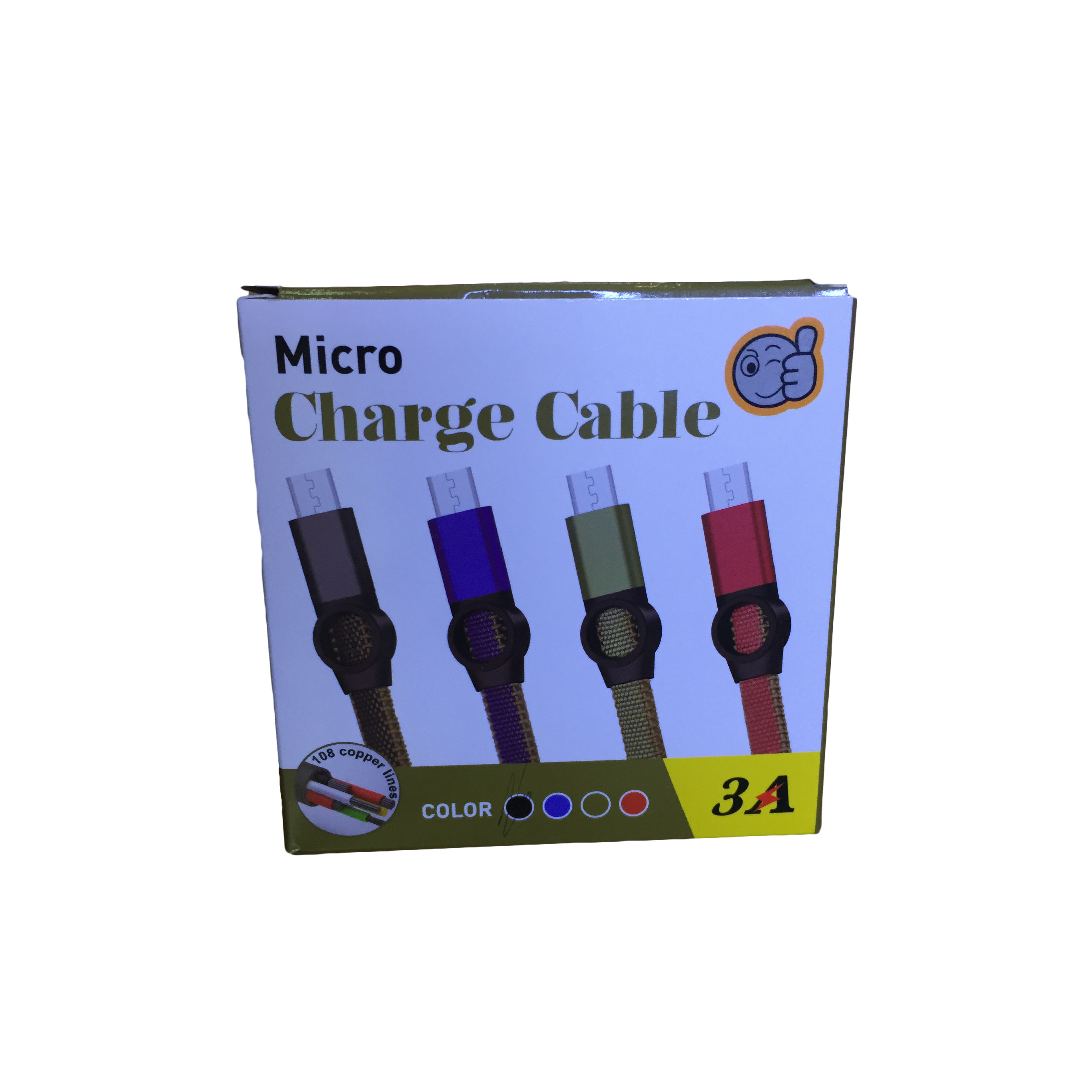 CABLE MICRO USB DATA & CHARGE FOR SMARTPHONE 3.0A A919 قماش جوده عاليه ,Other Smartphone Acc