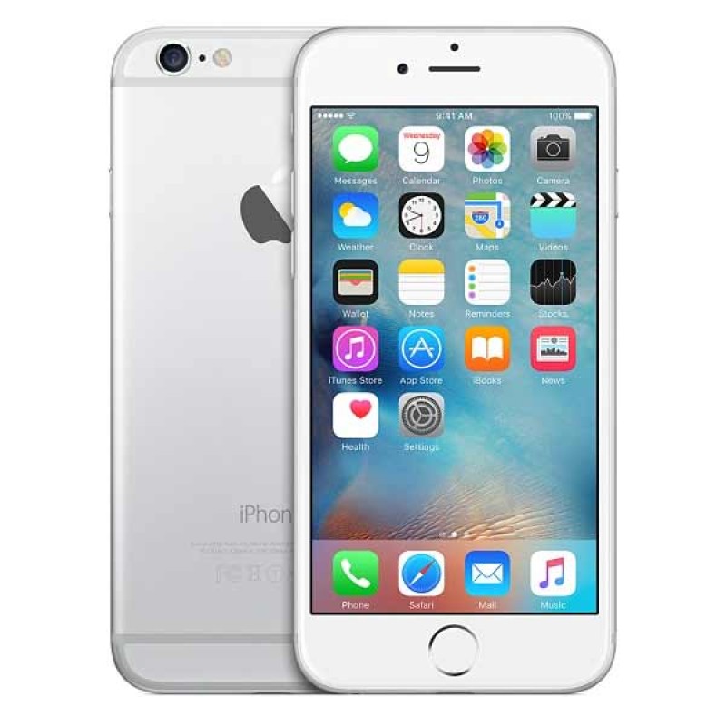 MOBILE PHONE APPLE 6 4.7 DUAL CORE 1.4GHZ 1GB 16GB SIM SLOT+BT IPHONE6 WHITE - مستعمل ,Used Smartphone