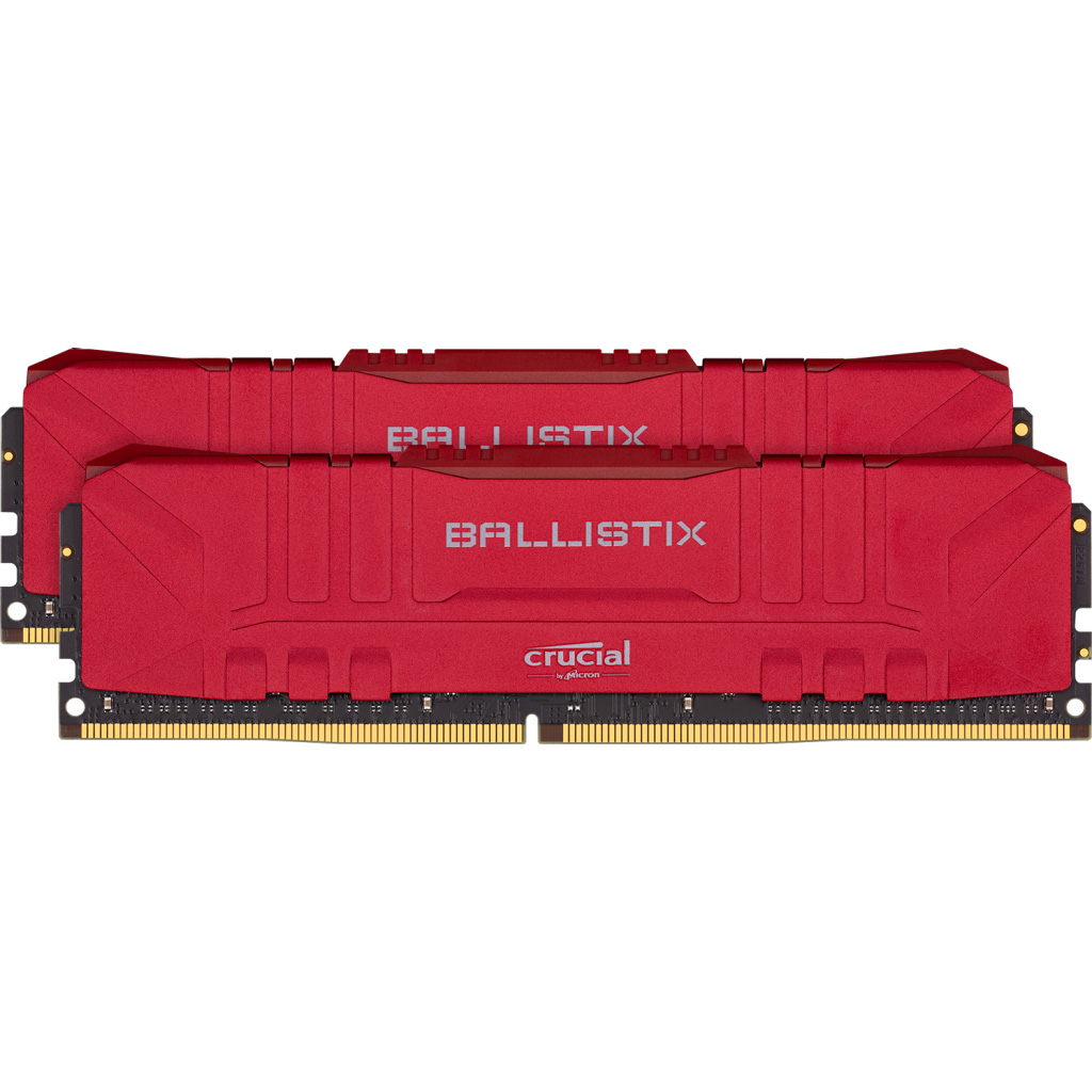 RAM FOR PC DDR4 CRUCIAL BALLISTIX  2x8GB 16G KIT 3600MHz  UDIMM 288pin RED 1.35V ,Desktop RAM