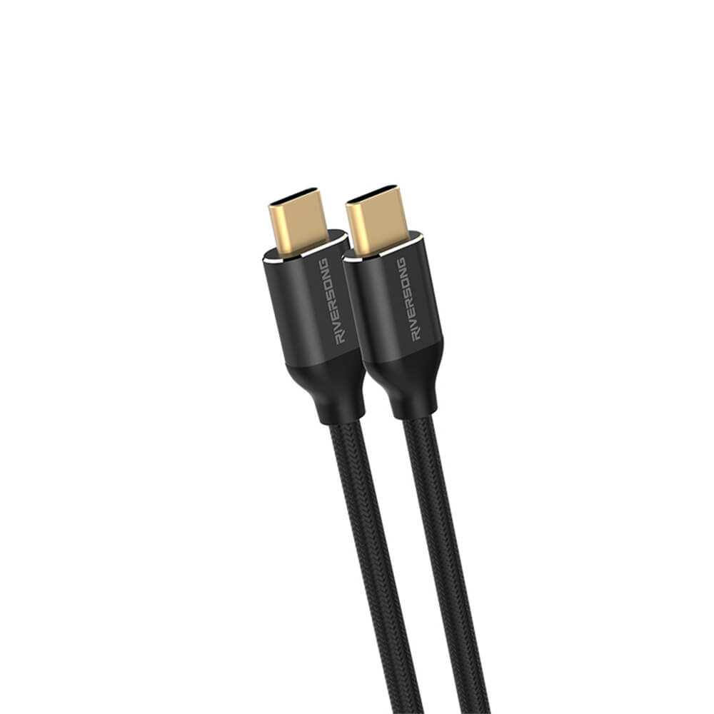 CABLE USB TYPE-C TO TYPE C DATA & CHARGE RIVERSONG CT40 تايب سي الى تايب سي ,Other Smartphone Acc
