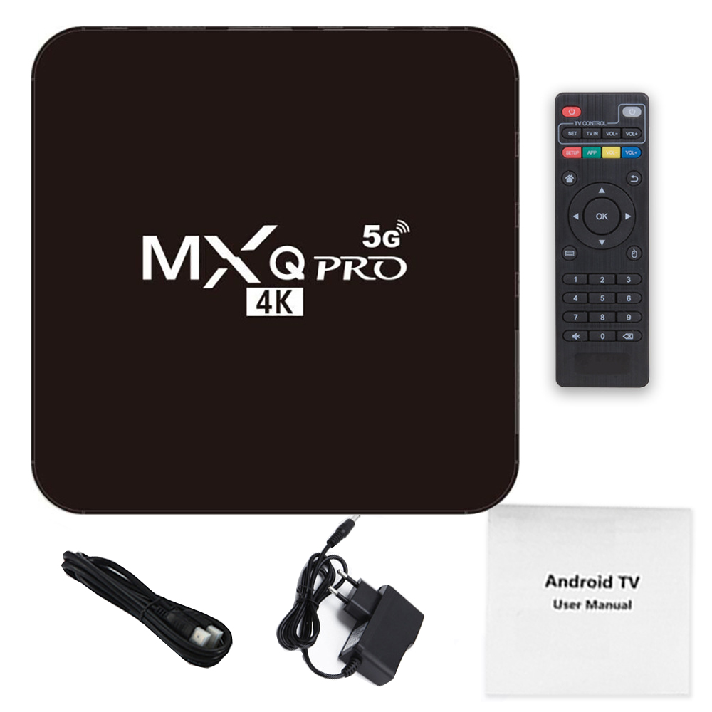 SMART TV BOX ANDROID MXQ PRO- QUAD CORE RAM 8G/ ROM 128G - 4K -5G- WIFI - HDMI - LAN -ANDROID 11.1 ,Other Smartphone Acc
