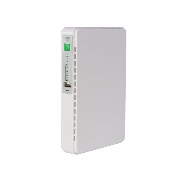 UPS MINI RECHARGEABLE BATTERY+CHARGER 5V- 9V-12V /GOLD VISION PLUS  /10200mAh, Router Accessories