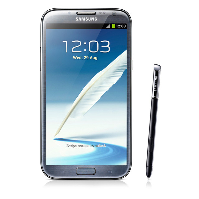 MOBILE PHONE SAMSUNG 5.5 QUAD CORE 1.6GHZ 2G 16GB DUAL SIM GALAXY NOTE II N7100- BLUE مستعمل -معرف على الشبكة ,Used Smartphone
