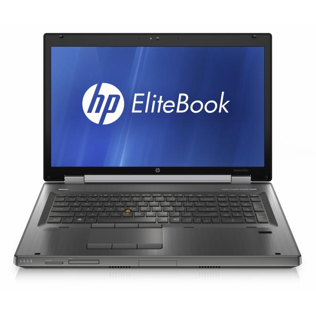 NOTEBOOK HP ELITEBOOK 8760W I7 2640M 2.8GHz TO 3.4 4M DDR3 8G HDD 320G VGA NVIDIA QUADRO 3000M 2G  17.3 FHD ALUMINIUM    بطاريه ساعه ونصف مستعمل, Used Laptops