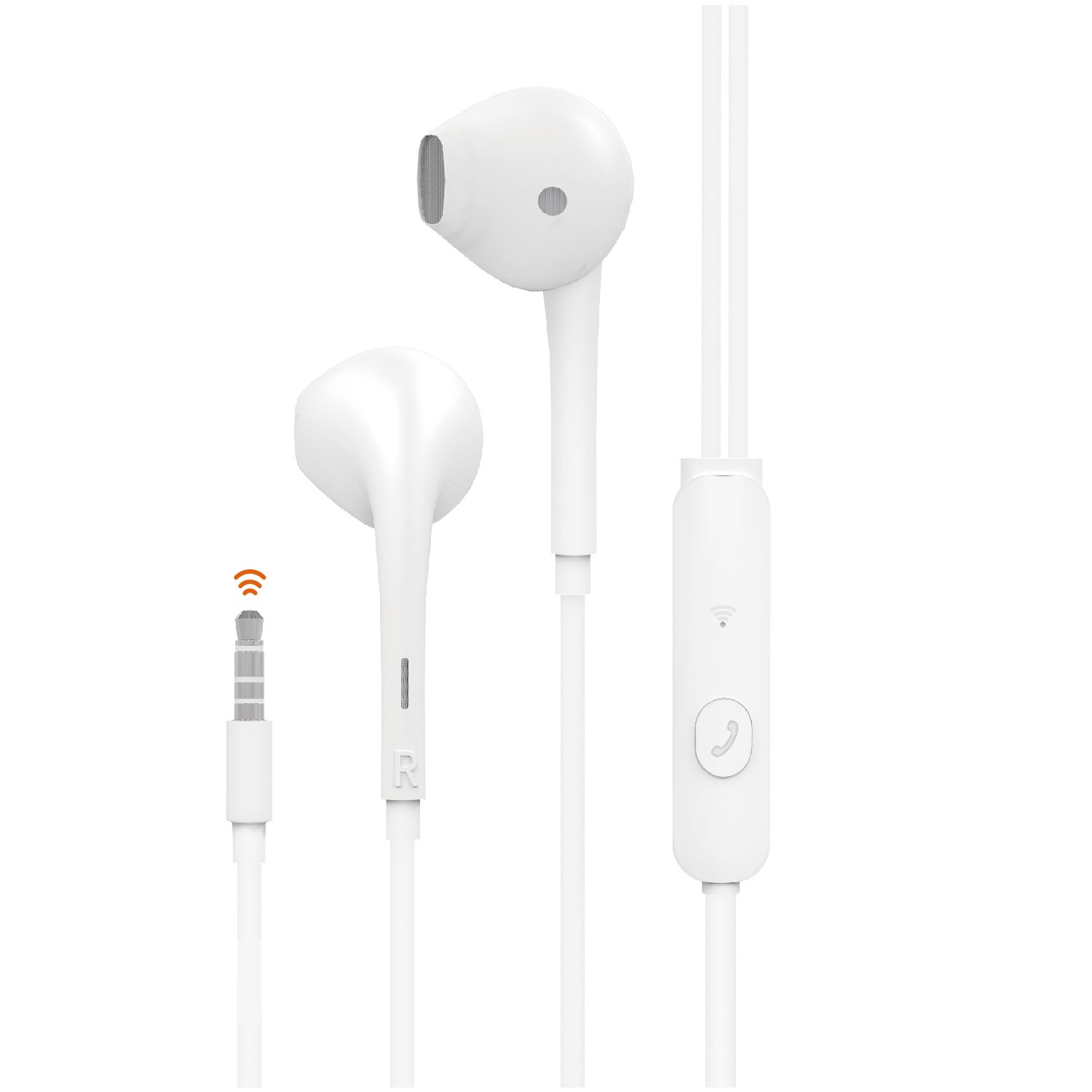 EARPHONE VIDVIE FOR IOS/ANDROID WITH MIC+ HIGH QUALITY HS645 عظم, Smartphones & Tab Headsets