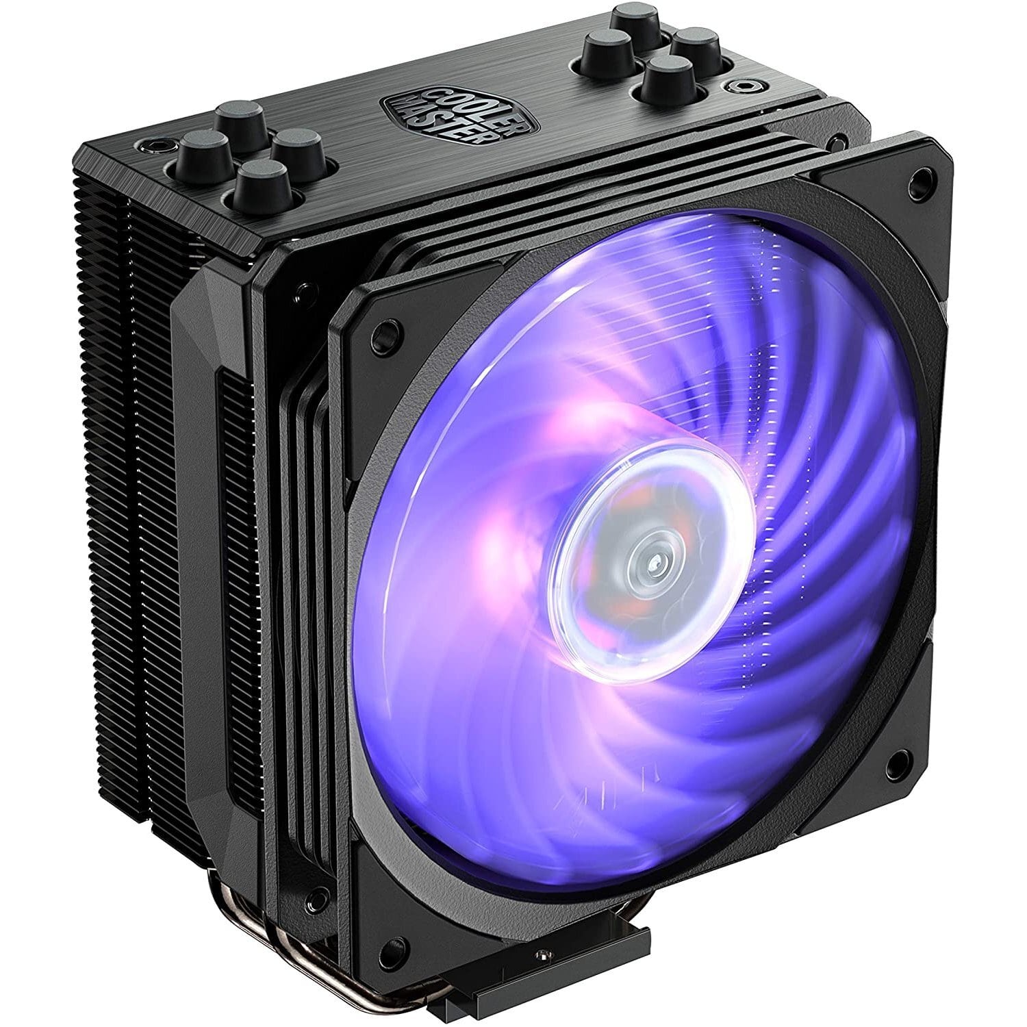 COOLER FOR CPU INTEL & AMD COOLER MASTER  HYPER 212 RGB BLACK EDITION ,Fan Cooler