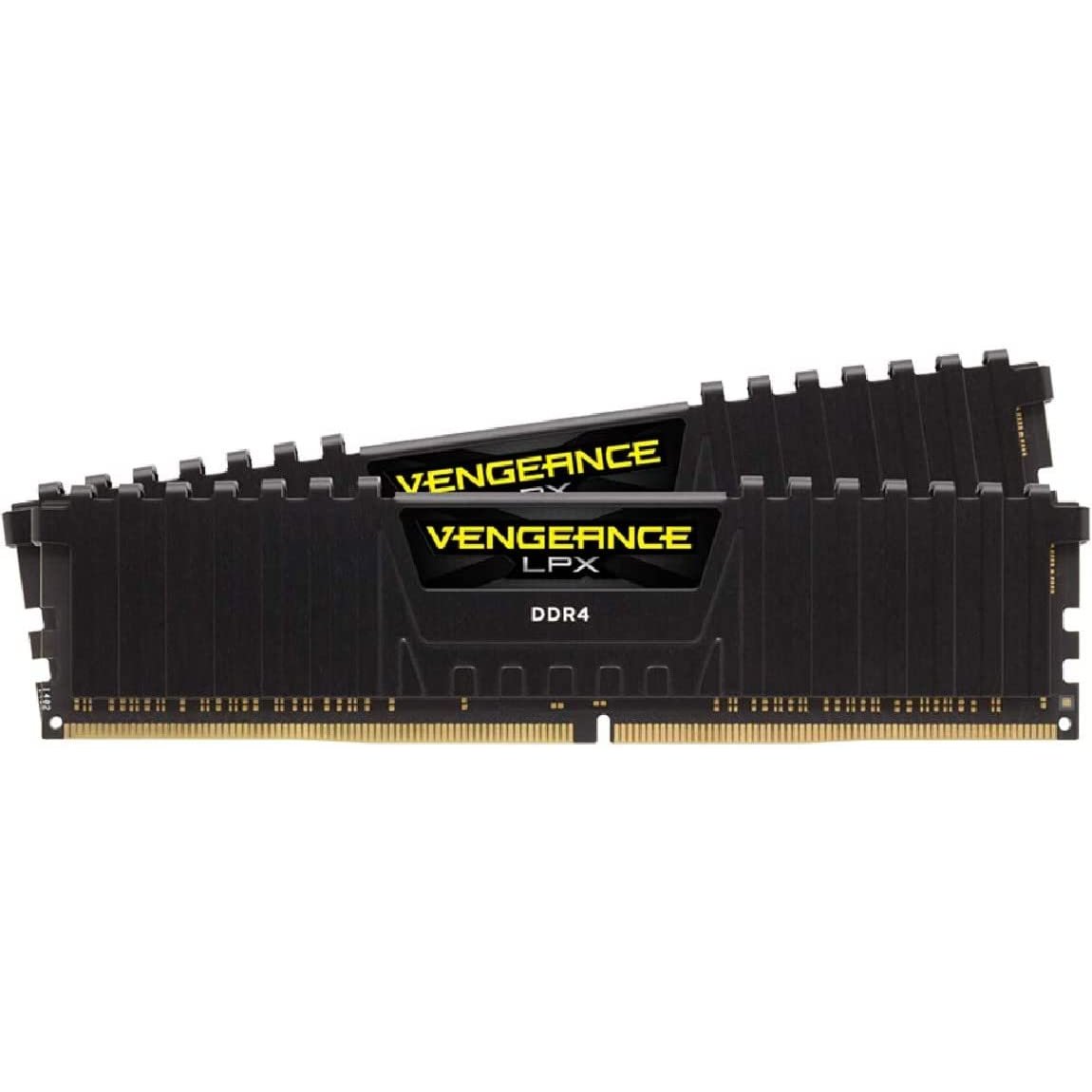 GAMEING RAM FOR PC CORSAIR DDR4 3200MHZ 16GB (2 X 8GB) VENGEANCE® LPX C16 MEMORY KIT BLACK ,Desktop RAM