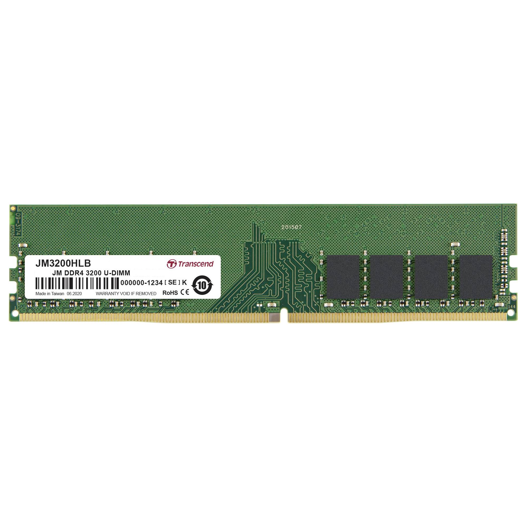 DDR4 16G PC3200 TRANSCEND FOR PC U-DIM M-JET RAM ,Desktop RAM