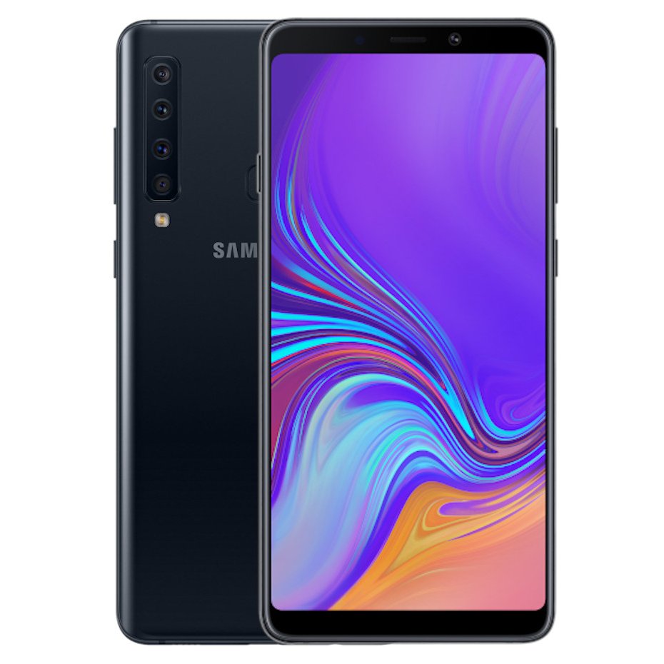 MOBILE PHONE SAMSUNG 6.3 OCTA CORE 2.2GHZ 6GB 128GB DUAL SIM GALAXY A9 2018 - BLACK مستعمل-معرف على الشبكه ,Used Smartphone