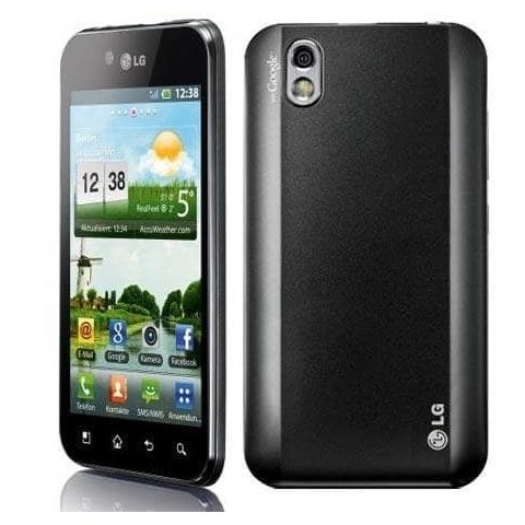 MOBILE PHONE LG 4.0 DUAL CORE 1.2GHZ 512GB 2GB 1SIM P970 BLACK مستعمل-معرف على الشبكة ,Used Smartphone
