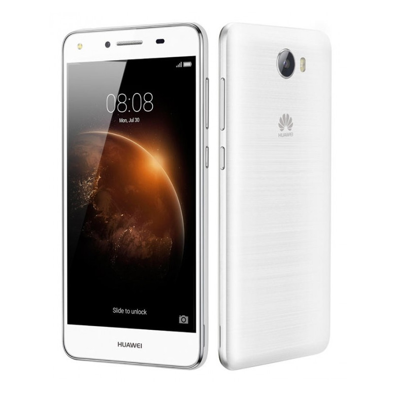 MOBILE PHONE HUAWEI 5.0 QUAD CORE 1.3GHZ 1GB 8GB HUAWEI Y5 II WHITE مستعمل-معرف على الشبكه ,Used Smartphone
