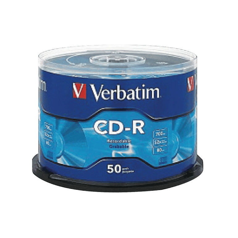 CD BLANK VERBATIM 700MB 52X بدون علبة ,Blank CD & DVD