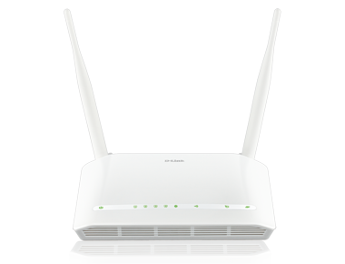 ADSL2 MODEM+ROUTER+4PORT+ACCESSPOINT WIRELESS-N 300Mbps+USB D-LINK 2750U+FILTER WHITE ,ADSL Routers