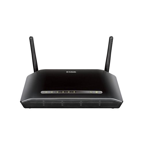 ADSL2 MODEM+ROUTER+4PORT+ACCESSPOINT WIRELESS-N 300Mbps D-LINK 2740U+FILTER BLACK ,ADSL Routers