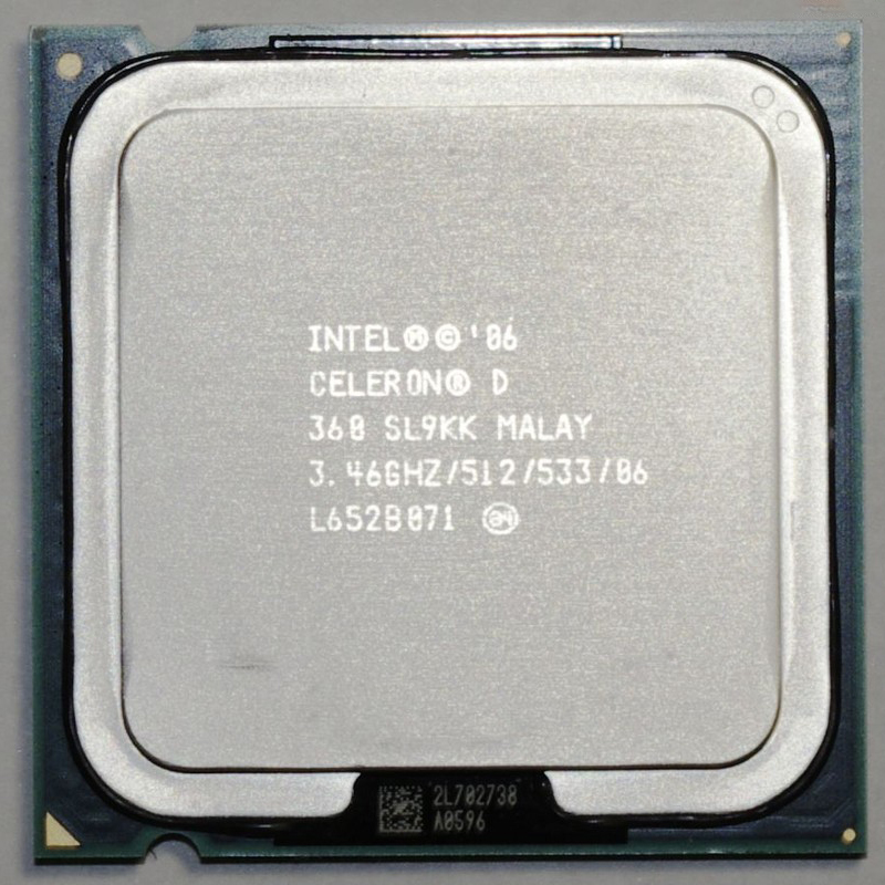 CPU INTEL CELERON D 360 3.46GHZ CACHE 512 مستعمل, Other Used Items