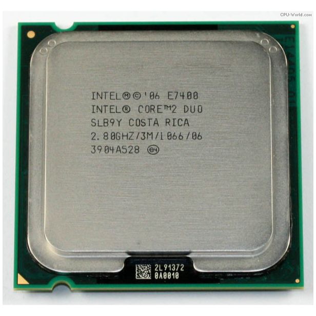 CPU INTEL CORE™2 DUO 2.8GHZ PC1066 SOK775 3MB TRAY E7400 مستعمل, Other Used Items