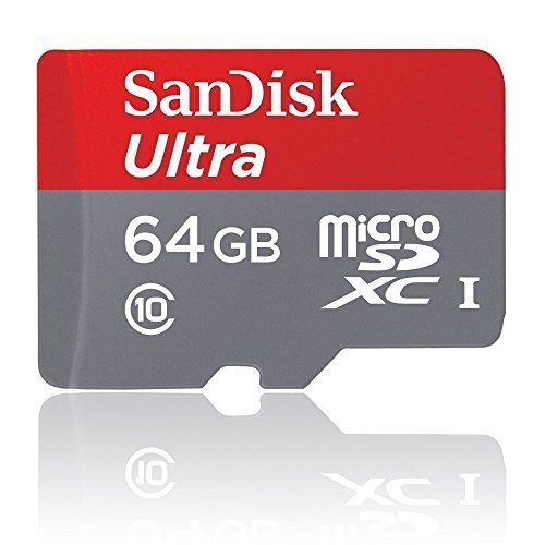 RAM 64GB MICRO SD FLASH CARD SANDISK 100MB CLASS 10 ,Flash Card