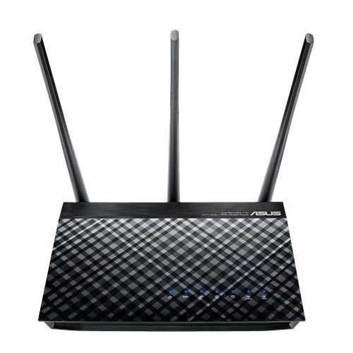 ADSL2 MODEM+ROUTER+2PORT +ACCESSPOINT WIRELESS-N 750Mbps 3ANTENNA+ ASUS DSL-AC51 ,ADSL Routers