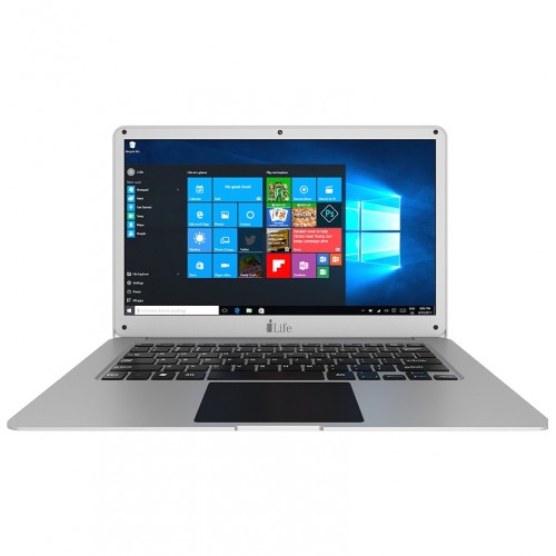 NOTEBOOK I-LIFE ZEDAIR H ATOM QUAD CORE 1.33 UP TO 1.86GHz 2M 2G 32GSSD+500GB 14.1 WIN10 SILVER, Laptop Pc
