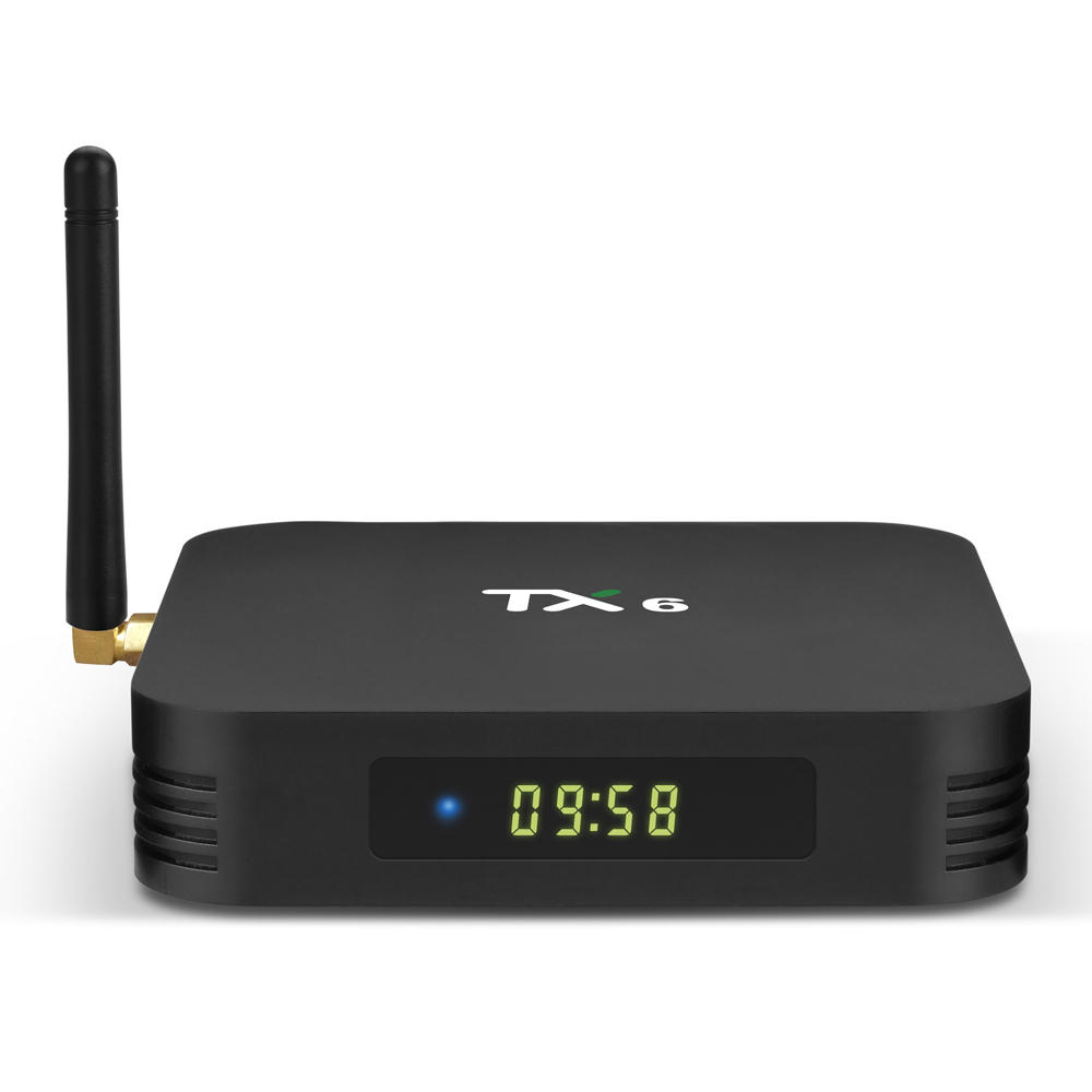 SMART TV BOX ANDROID TX6  - QUAD CORE RAM 4G / STORAGE 32G - 4K - WIFI - HDMI -2 PORT USB2+1 PORT USB3 - LAN - ANDROID 9.0 ,Other Smartphone Acc