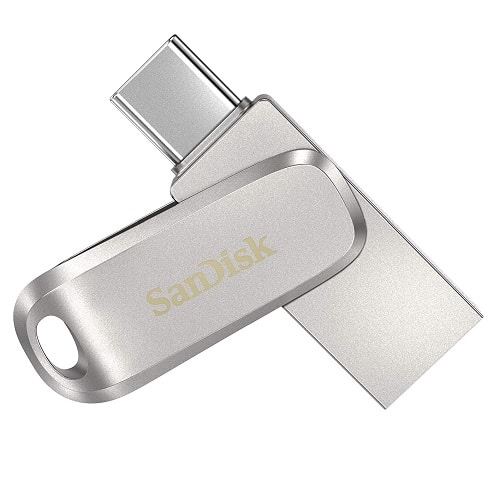 RAM USB 64GB SANDISK LUXE USB TYPE-C OTG USB3.1 CHROM ,Flash Memory