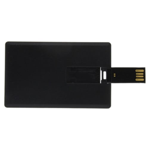 RAM USB 16GB  USB FALSH CREDIT CARD BLACK, Flash Memory