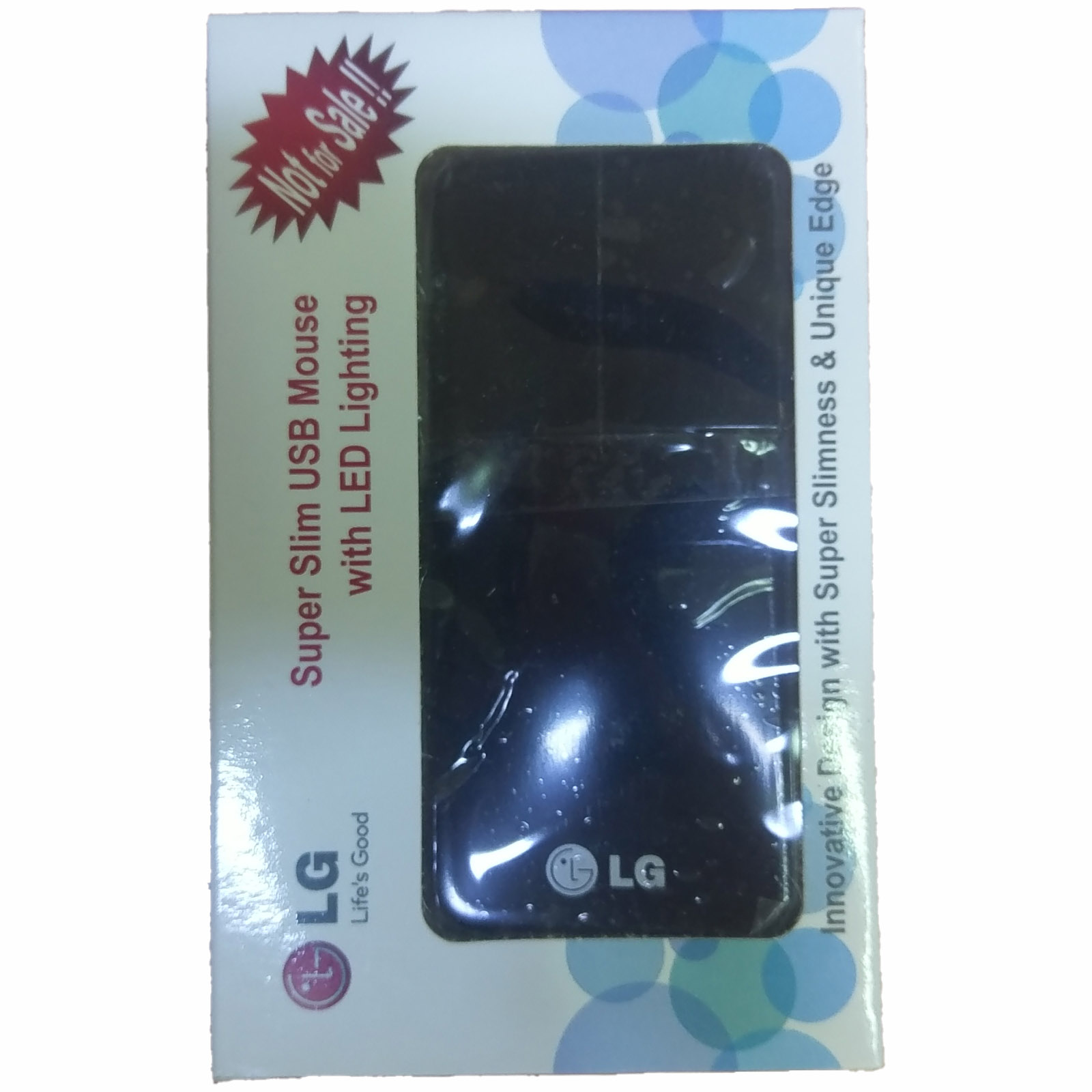 MOUSE OPTICAL LG SUPER SLIM WITH SCROLL & LED LIGHTING ,Mouse
