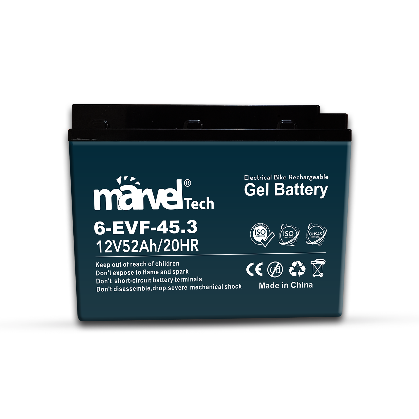 BATTERY FOR UPS 12V/52AH EVF  MARVEL GEL ,Batteries