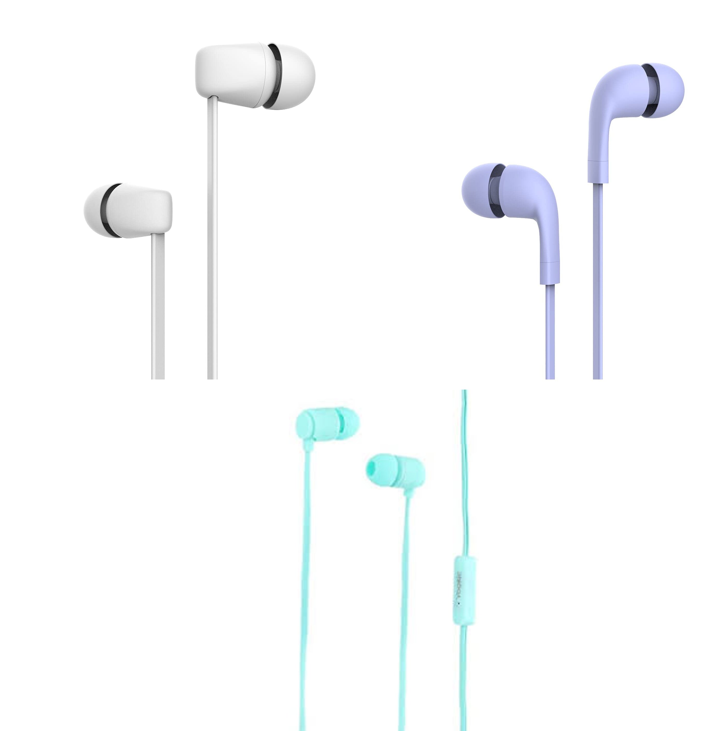 EARPHONE YOOKIE FOR IOS/ANDROID WITH MIC+ HIGH QUALITY YK06/YK07/YK10 ضغط ,Smartphones & Tab Headsets