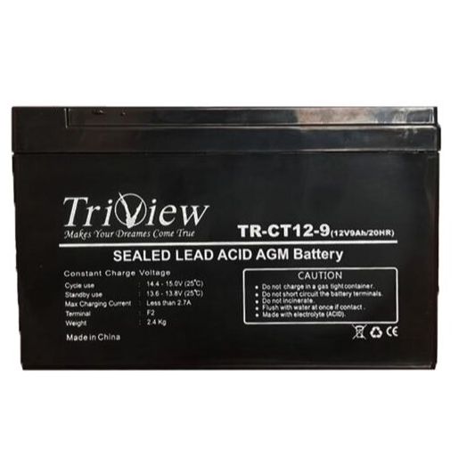 BATTERY FOR UPS 12V/9A TRIVIEW TR-CT  12-9 AGM BATTERY ,Batteries