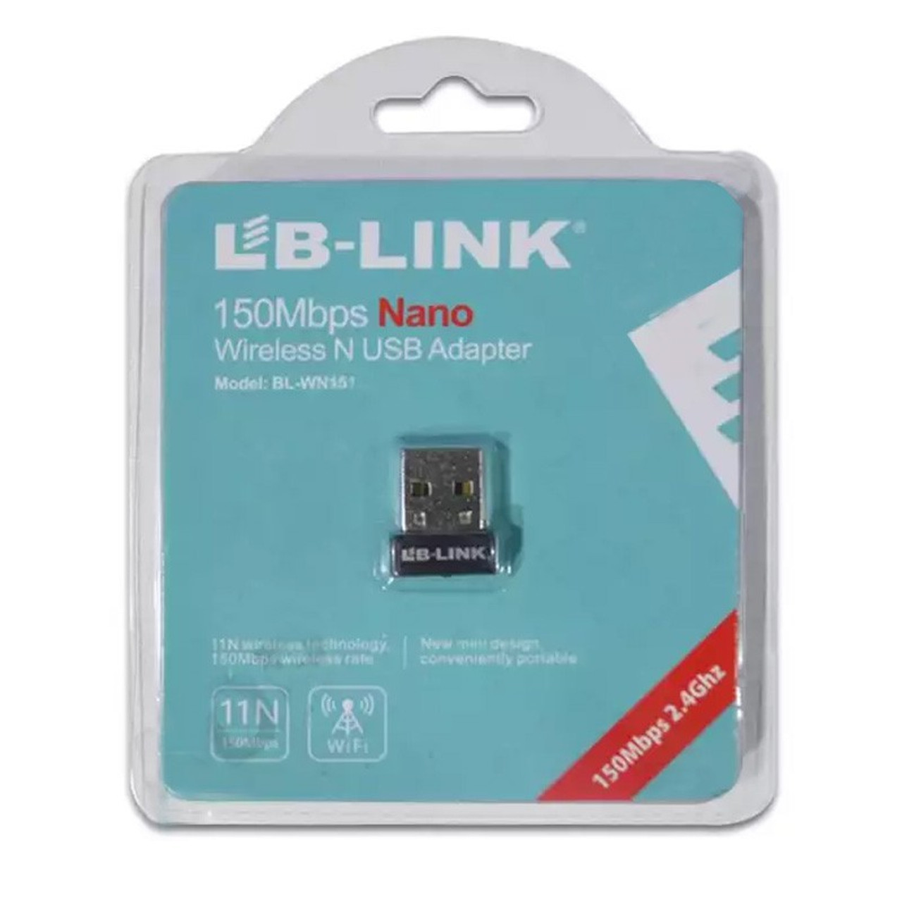 CARD LAN USB2.0 WIRELESS-N  LB-LINK  150N   NANO ,Wirless & Switch