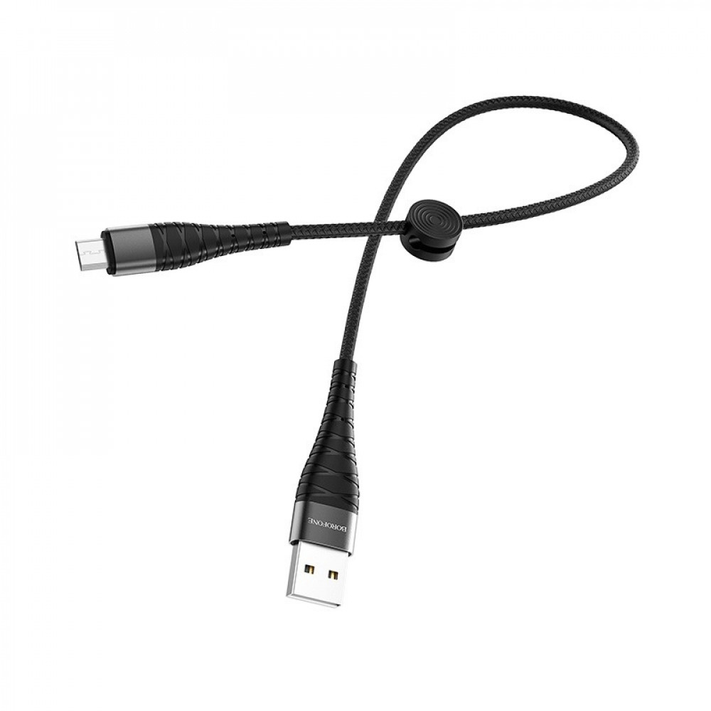 CABLE MICRO USB DATA & CHARGE BOROFONE 0.25CM 5.0A BX32 - كبل شحن مايكرو قصير للبور ,Other Smartphone Acc