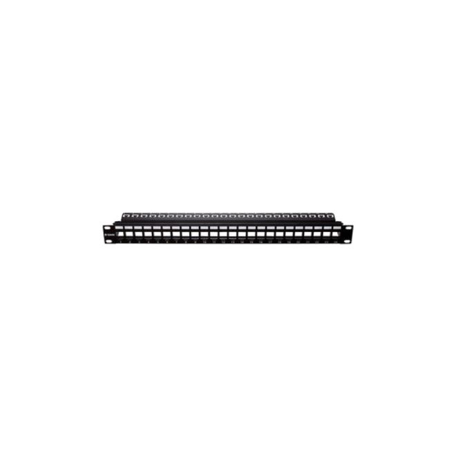 PATCH PANEL D-LINK 24 PORT CAT5E/CAT6A UNLOADED NPP-AL1BLK241 ,Network Accessories