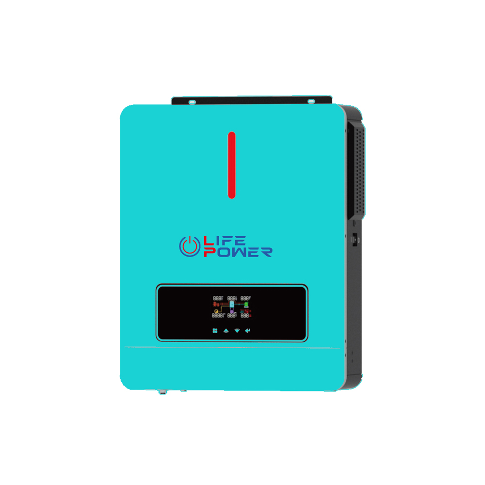 INVERTER LIFE POWER-SOLAR 3600 W/24 MPP Voltage Range 90~ 450 VDC/ MAX CHARGER120A SOLAR100A AC
MAX SECOND LOAD 1200W (BATTERY MODE)
DUAL OUTPUT/LPSI 3624-62 ,Inverters