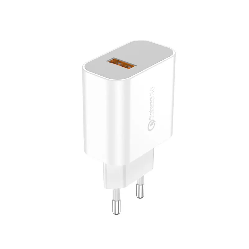 CHARGER FONENG QUALCOMM 1 USB FOR MOBILE&TAB ANDROID 3A EU46 - راسيه شحن سريع مع كبل تايب سي ,Smartphones & Tab Chargers