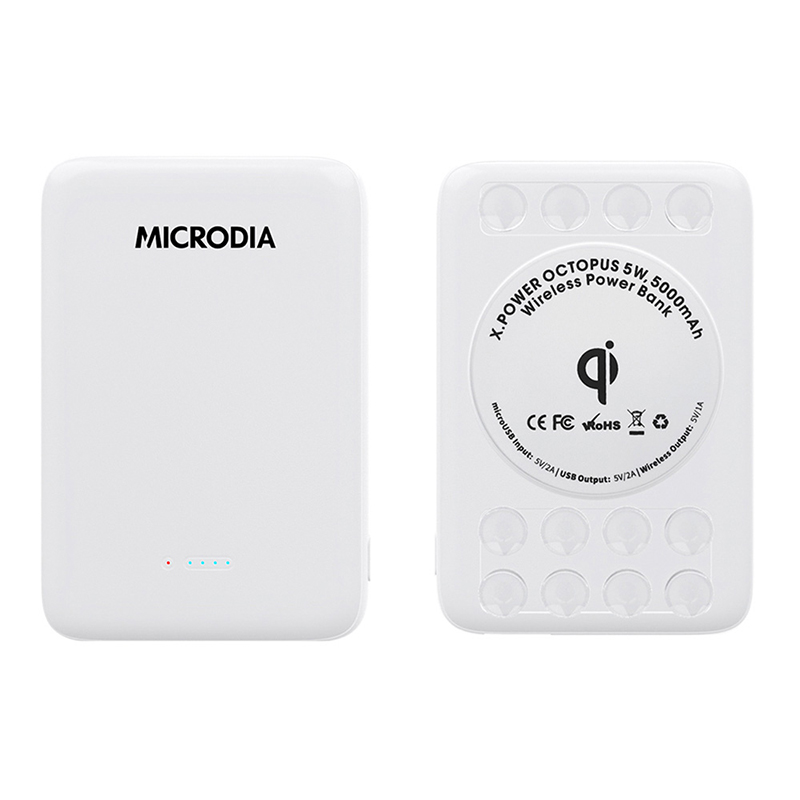 EXTERNAL BATTERY XPOWER MICRODIA CHGARGER & WIRELESS 5000 MAH FOR SMART DEVICES POWER BANK 5W وايرليس - -, Smartphones & Tab Chargers