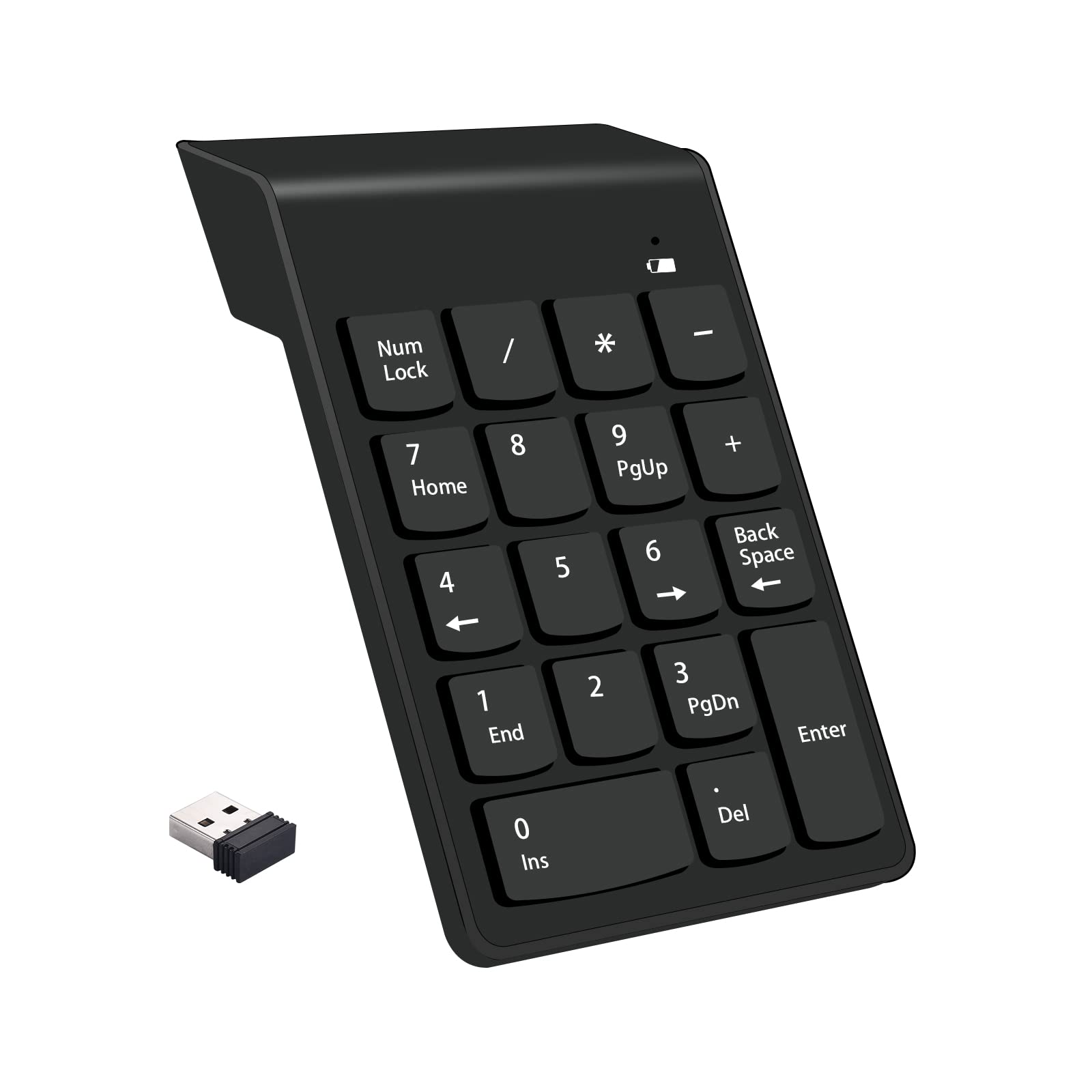 MINI NUMERIC KEYPAD WIRELESS 2.4 GHZ 17KEY لوحه ارقام, Keyboard